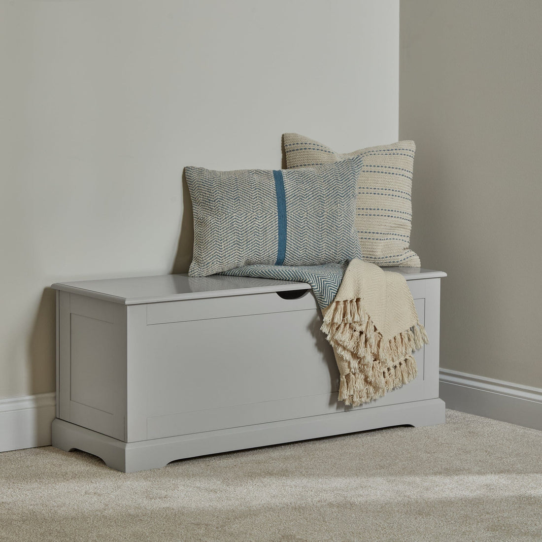 Chatsworth Storage Box - Linen Grey