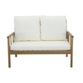 Harrelson garden sofa set – solid acacia wood – white - Laura James