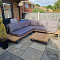 
Shiva Garden Corner Sofa Set - Grey
 - Laura James 